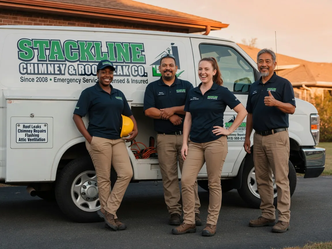 Chimney flashing repair company in Lowry, MN